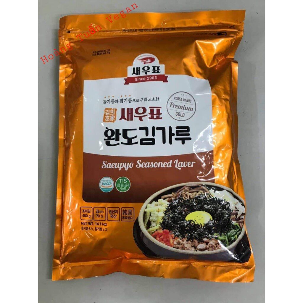 Rong kim vụn trộn cơm hàn quốc gói 400gr