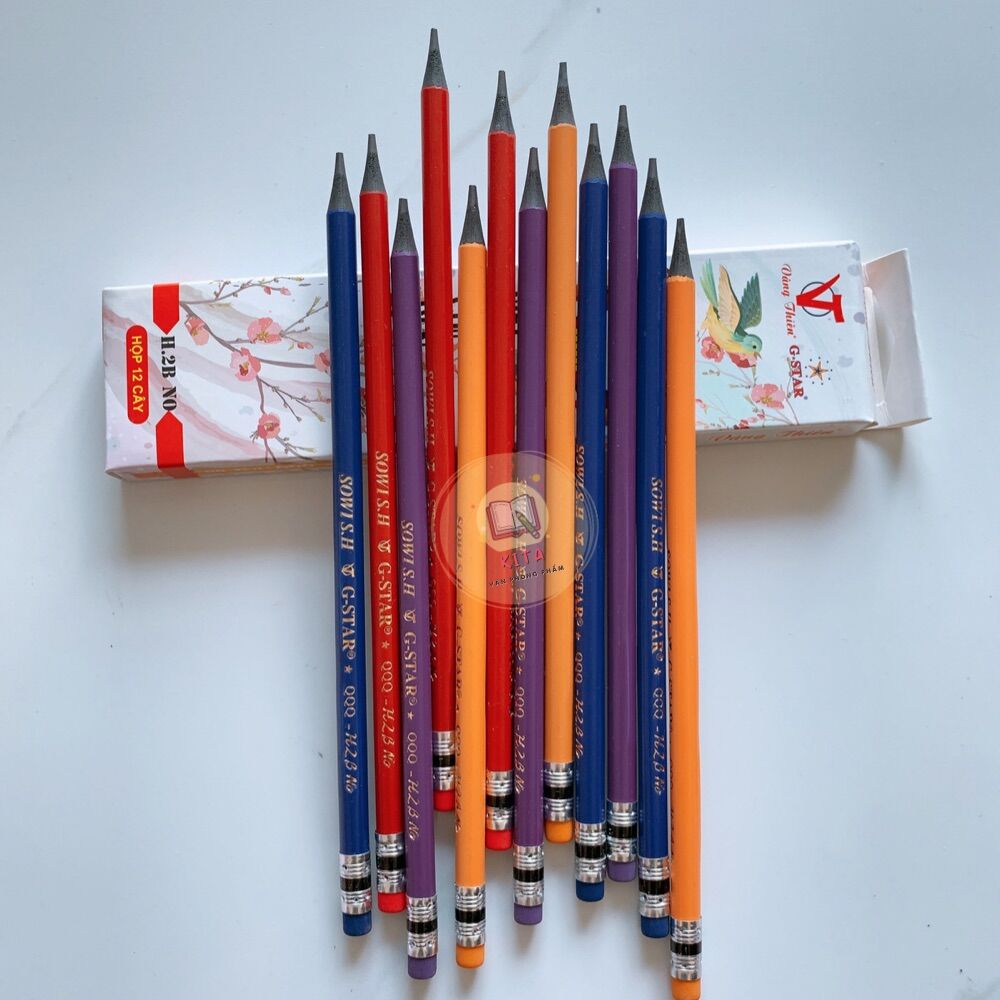 Bút chì H2B QQQ (hộp 12 cây)