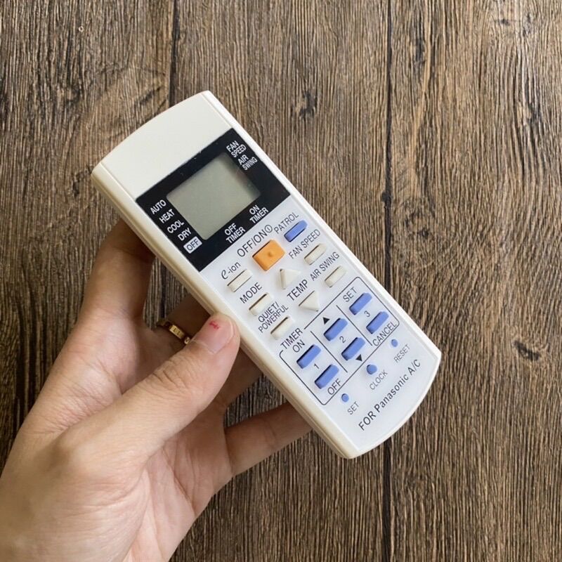 REMOTE máy lạnh PANASONIC e-ion ( tặng pin )