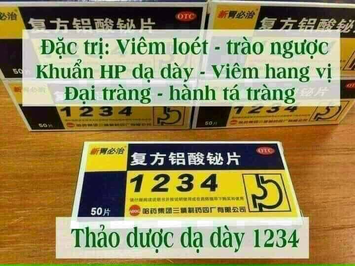 Combo 10 hộp Thảo Mộc dạ dày 1234 cực hiệu quả
