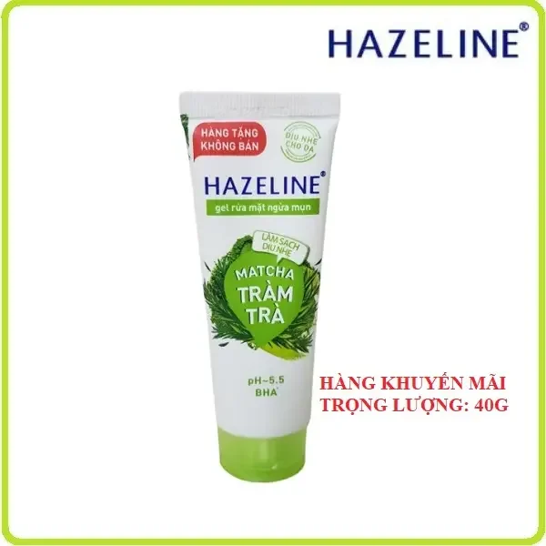 Sữa rửa mặt hazeline ngăn ngừa mụn 40g (hàng khuyến mãi)