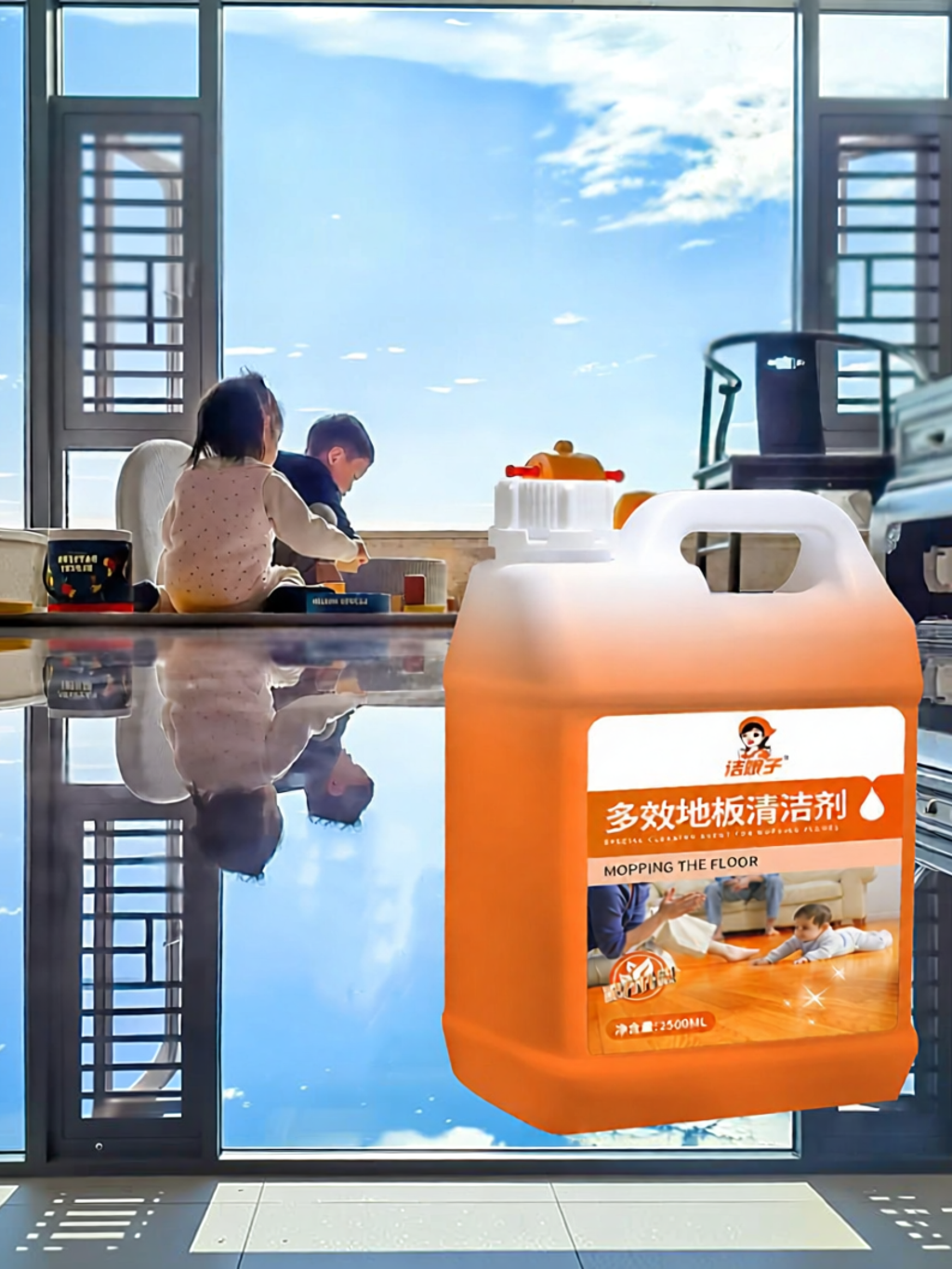 Strong Cleaning Floor Brightening And Polishing Tile and Wood Cleaner