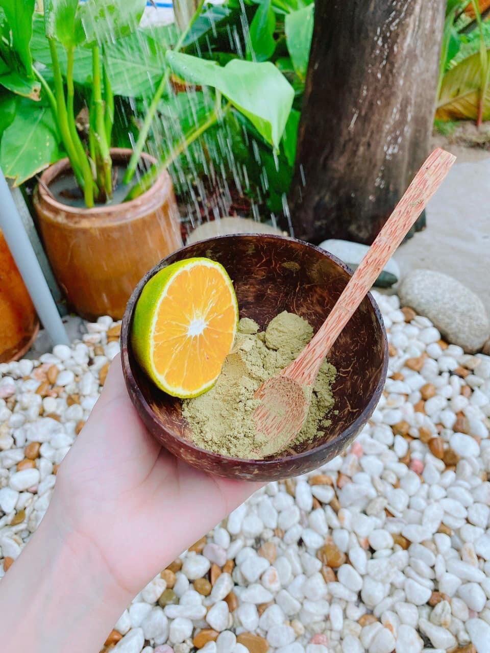 [COMBO] BÁT GÁO DỪA + MUỖNG GỖ DỪA