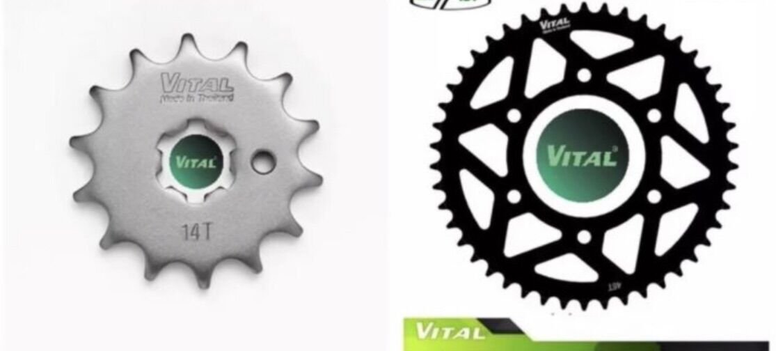 Nhông dĩa ex150 /ex155 /vva size 36/37/38 /39 /40 /41/42 /43/44 /45/46/47/48 răng cho xe fz 150i, tfx 150, exciter 150 vital