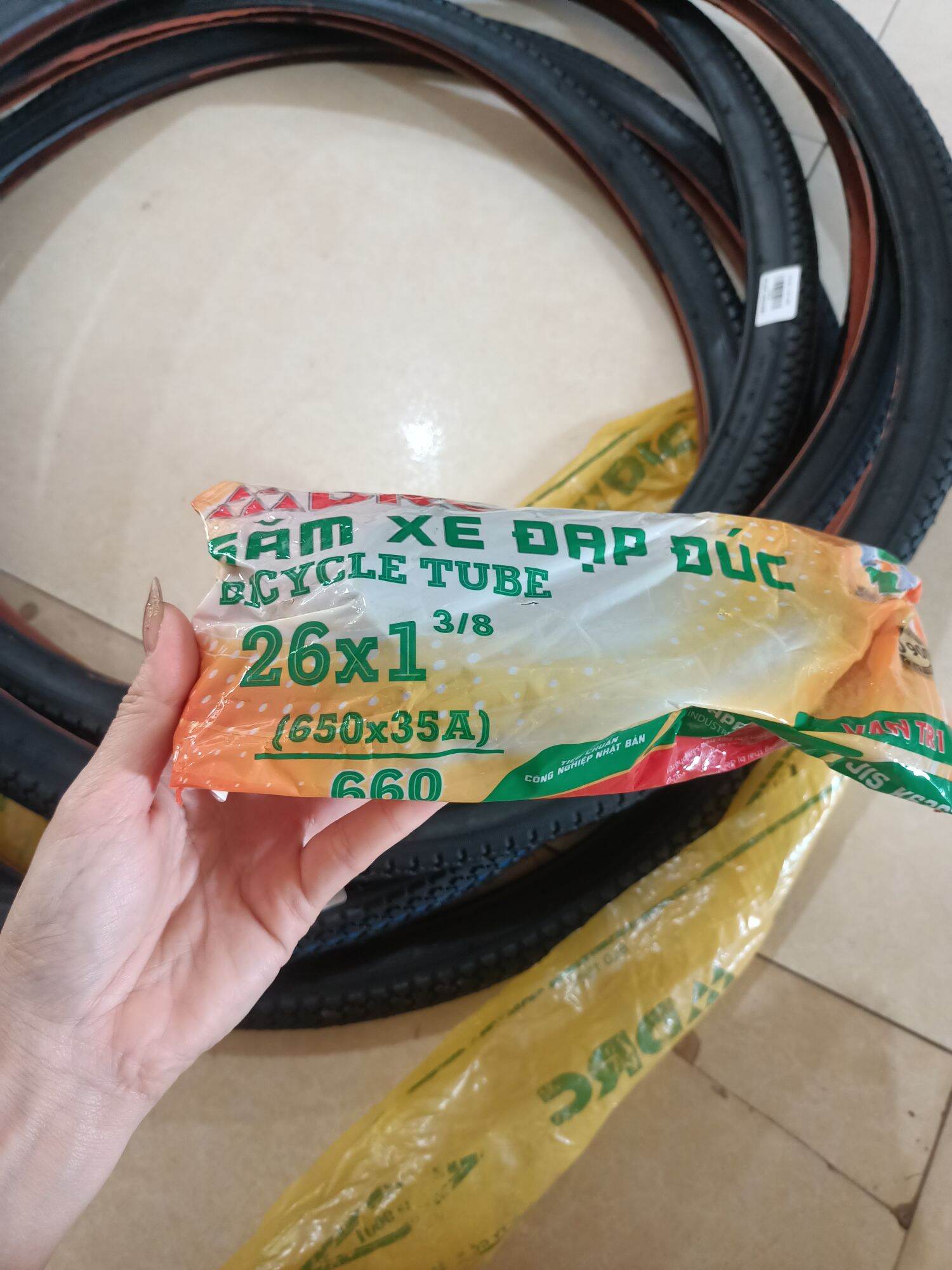 Săm lốp xe đạp 590/ 660 ( 26 x 1. 3/8 )