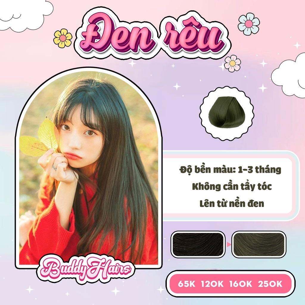 Màu nhuộm Đen rêu kèm oxi và gang tay