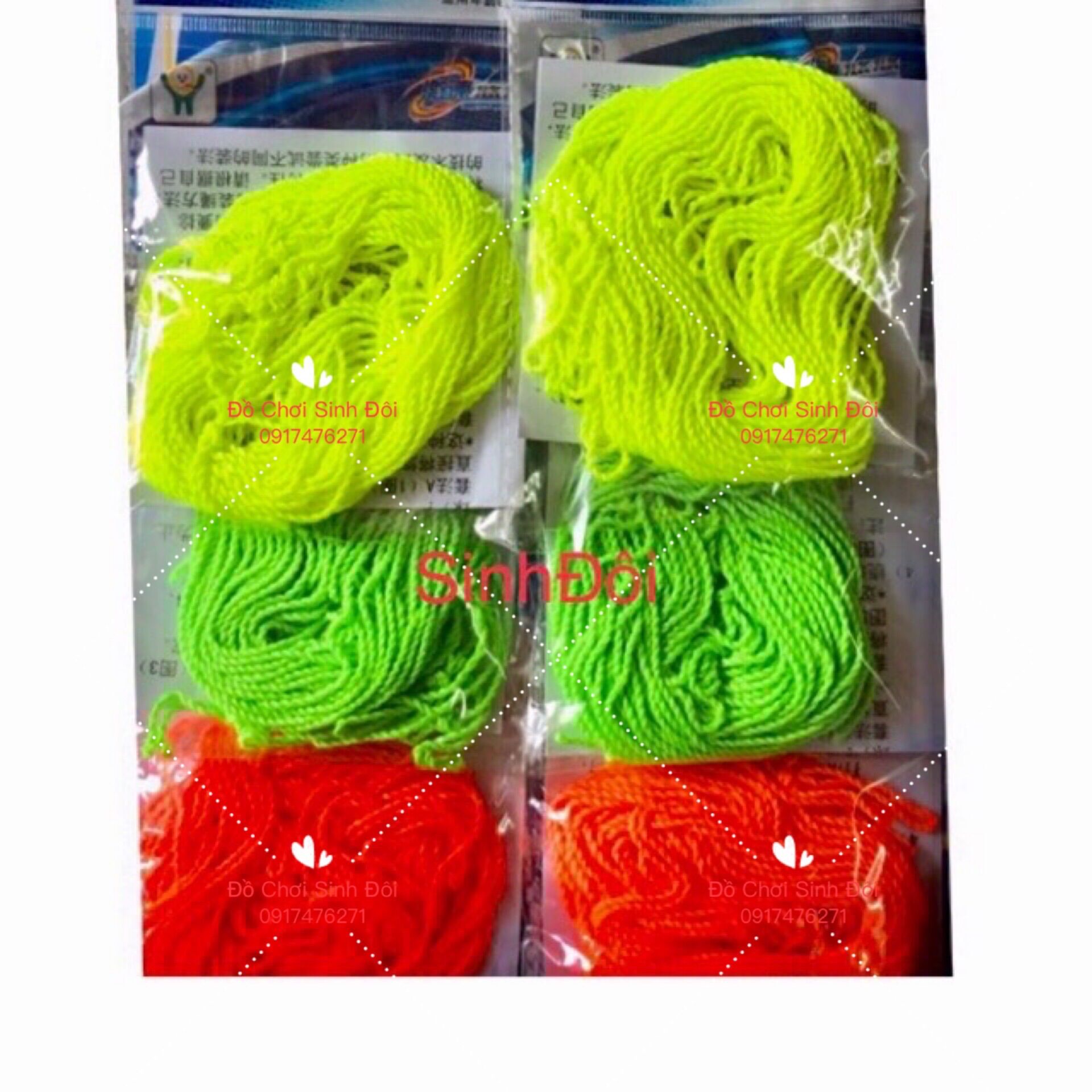 DÂY YOYO (BỊCH 10 DÂY) - màu ngẫu nhiên - phụ kiện dây chơi yoyo
