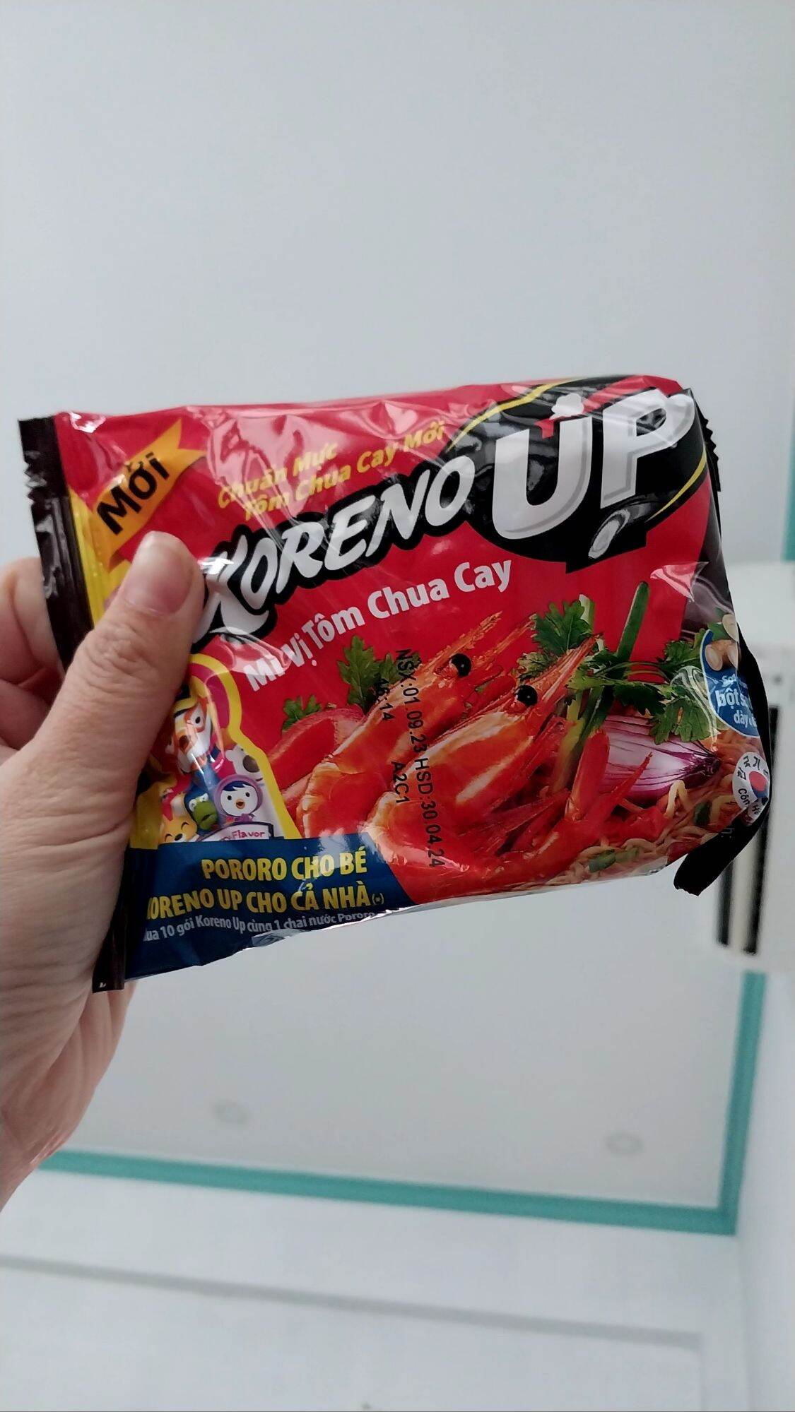 [GÓI LẺ DÙNG THỬ] MÌ KORENO UP VỊ TÔM CHUA CAY
