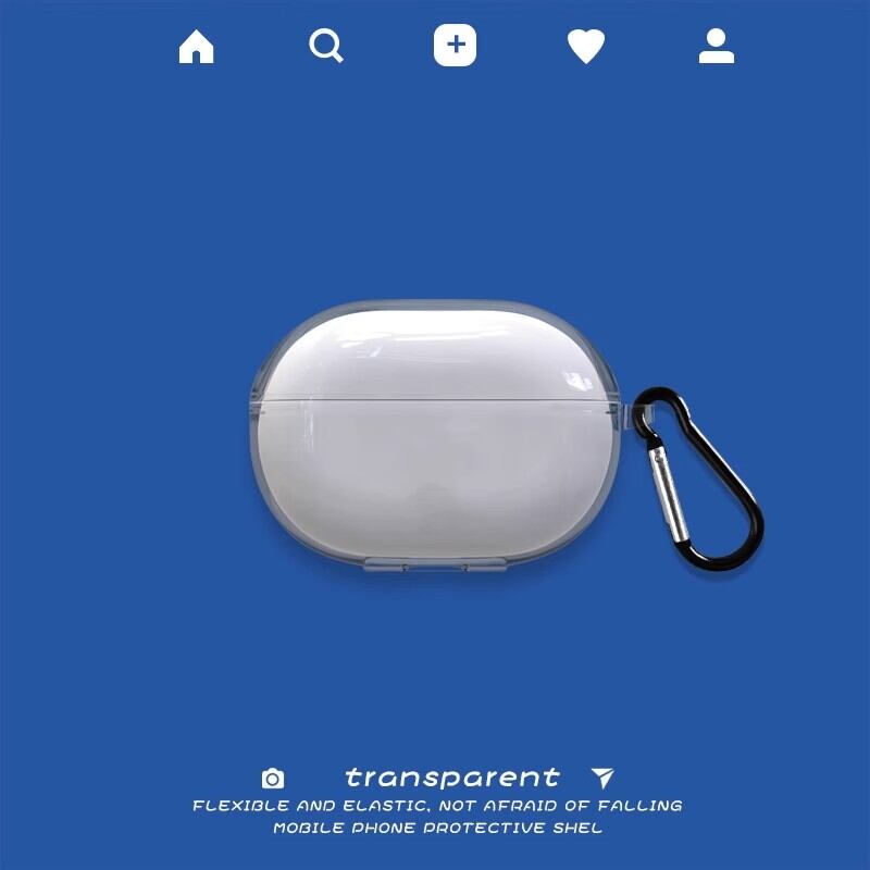 Ốp bảo vệ dùng cho apple airpodspro2 ốp tai nghe bluetooth airpods3 airpod thế hệ thứ hai cổng c pro thế hệ thứ ba siêu mỏng trong suốt cho ipod silicon mềm ipods tặng dây đeo typec