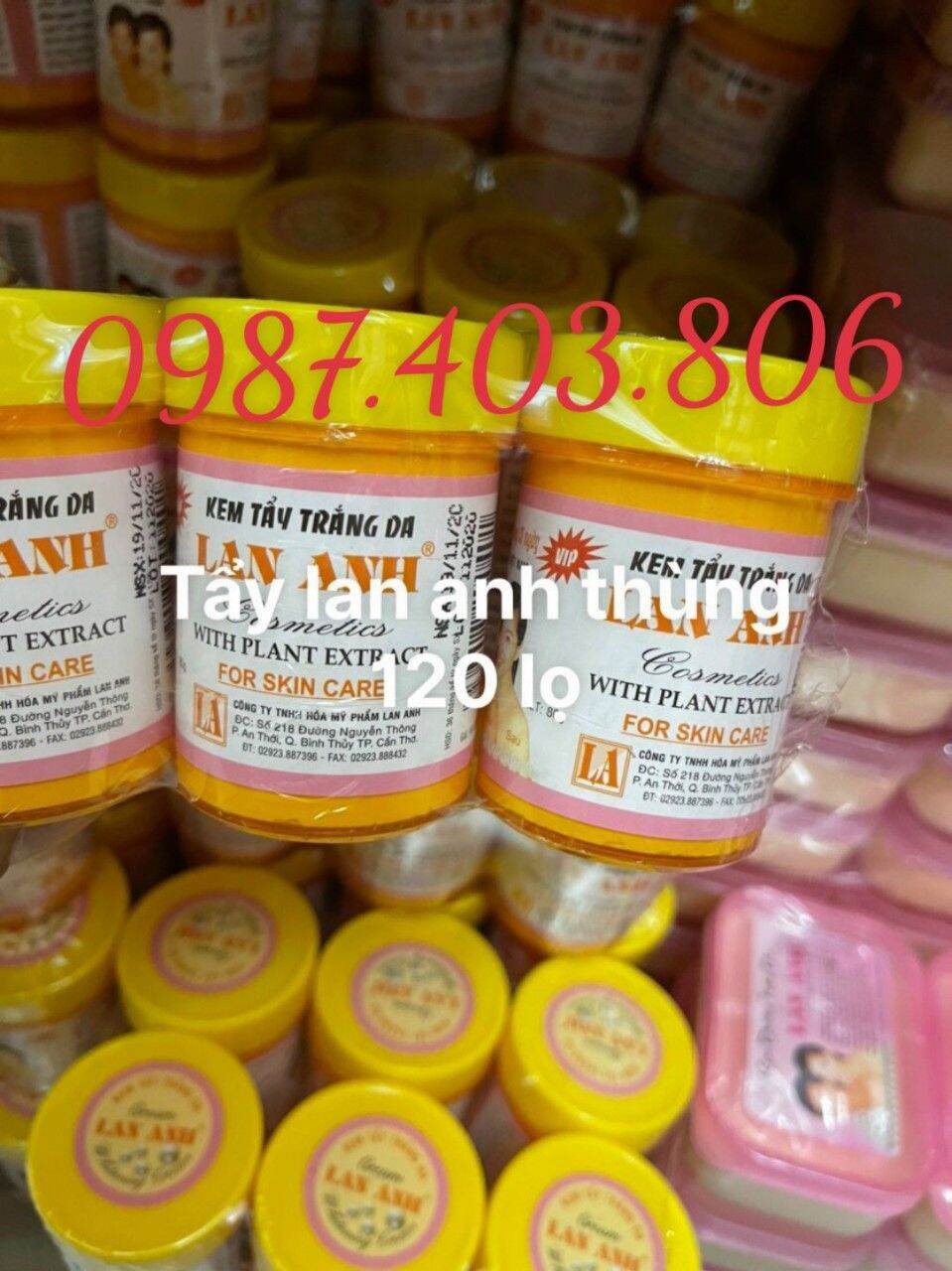 1 hũ kem tẩy trắng da lan anh 80g