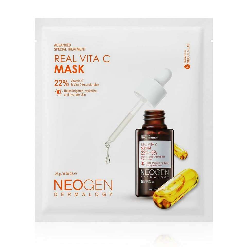 Mặt nạ cấp ẩm da Neogen Dermalogy Real Vita C Mask