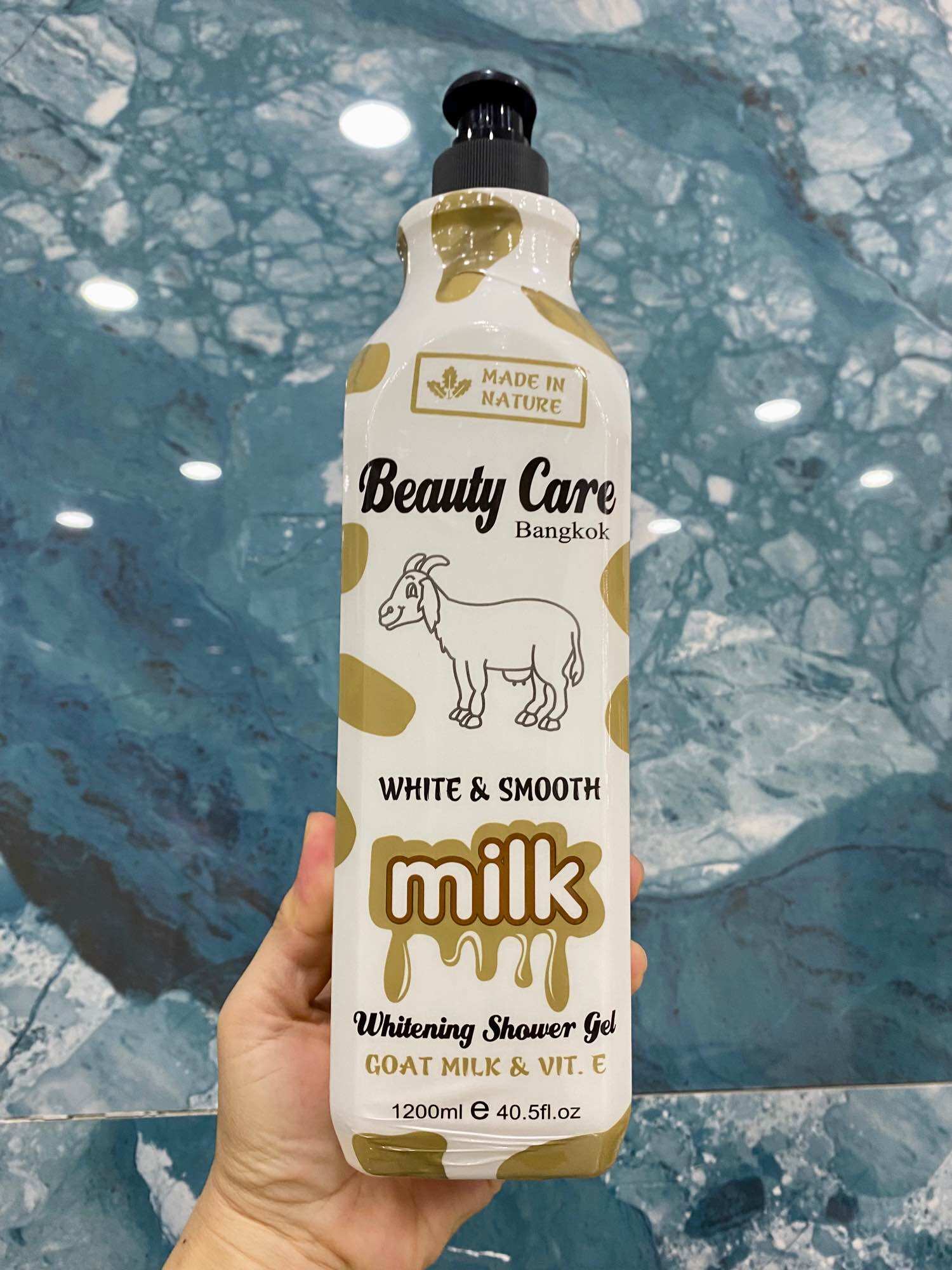 Sữa tắm sữa bò /dê/ tổ yến Thái 1200ml