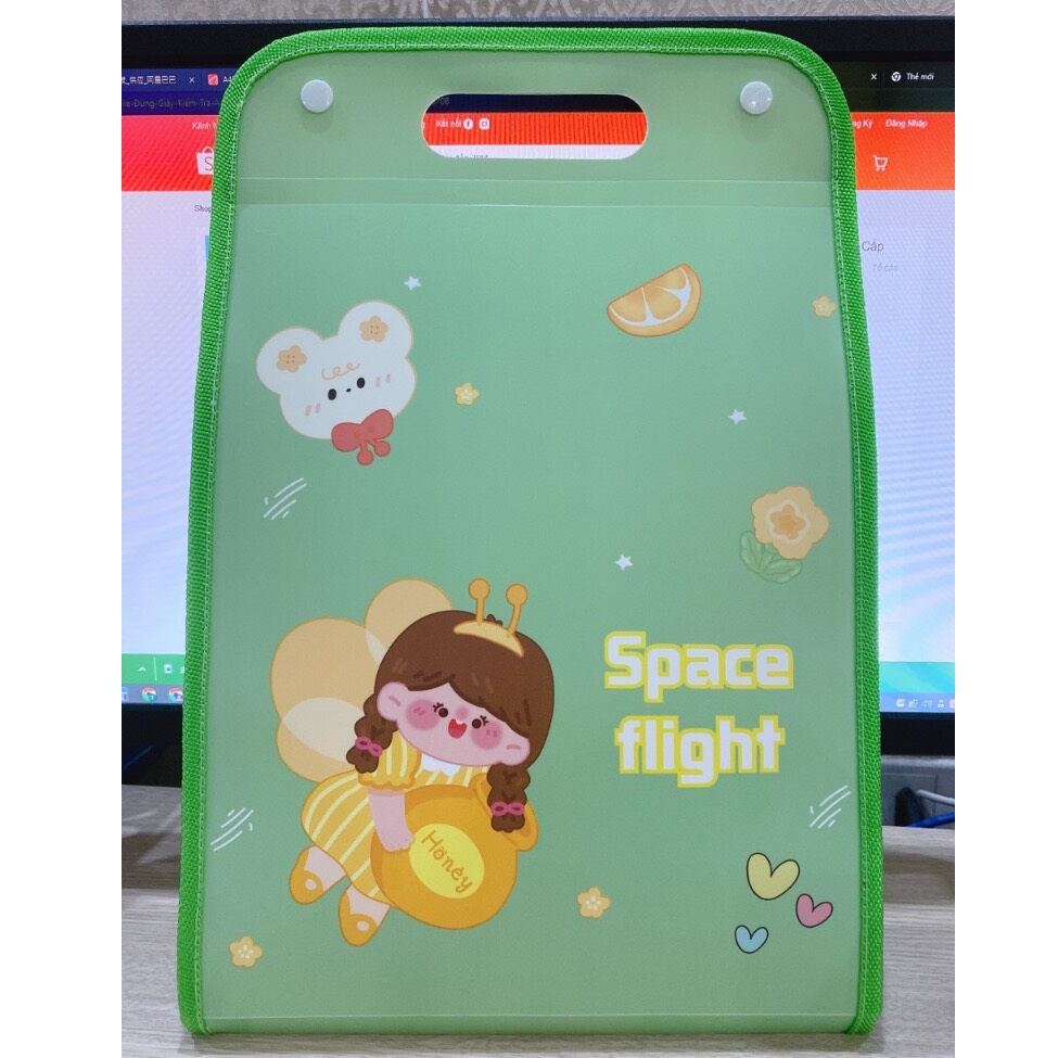 Cặp Đựng Hồ Sơ Tài Liệu Giấy Tờ A4 Cỡ Lớn Túi Nhiều Ngăn Có Khoá Số, Quai Xách Cầm Tay - Túi Đựng Tài Liệu