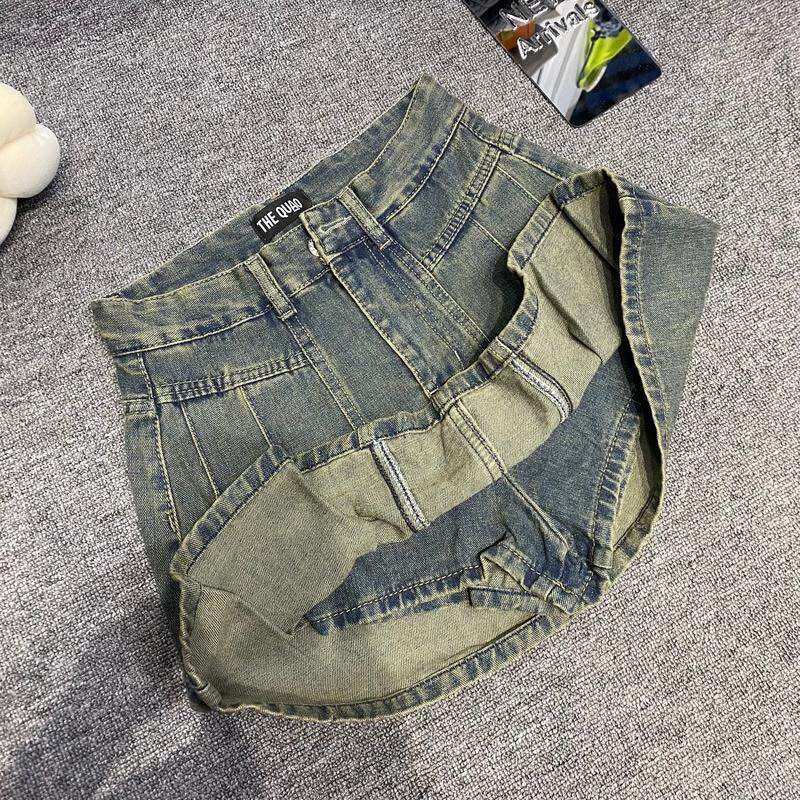 🎀CHÂN VÁY JEAN XẾP LI - HÀNG VNXK.