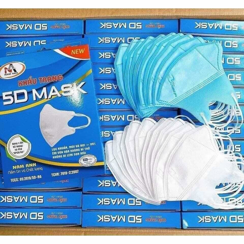 1 thùng 100 cái khẩu trang 5D hàng cty