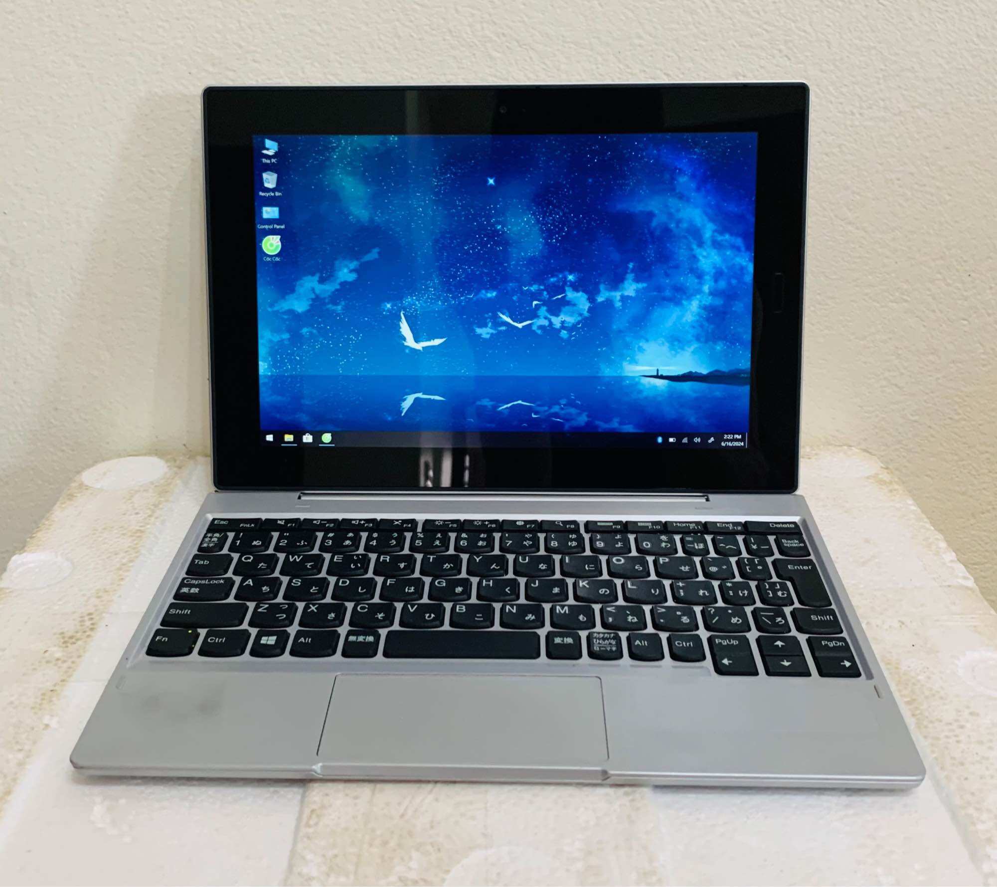 Laptop 2 trong 1 kiêm máy tính bảng nec vkf11u cpu n4100, 8gb ram, 256gb ssd, 10.1” full hd cảm ứng đa điểm, windows 10 siêu mượt
