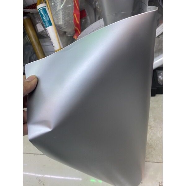 Decal màu ghi bạc cao cấp, Chuyên dán trang trí đổi màu ô tô, xe máy