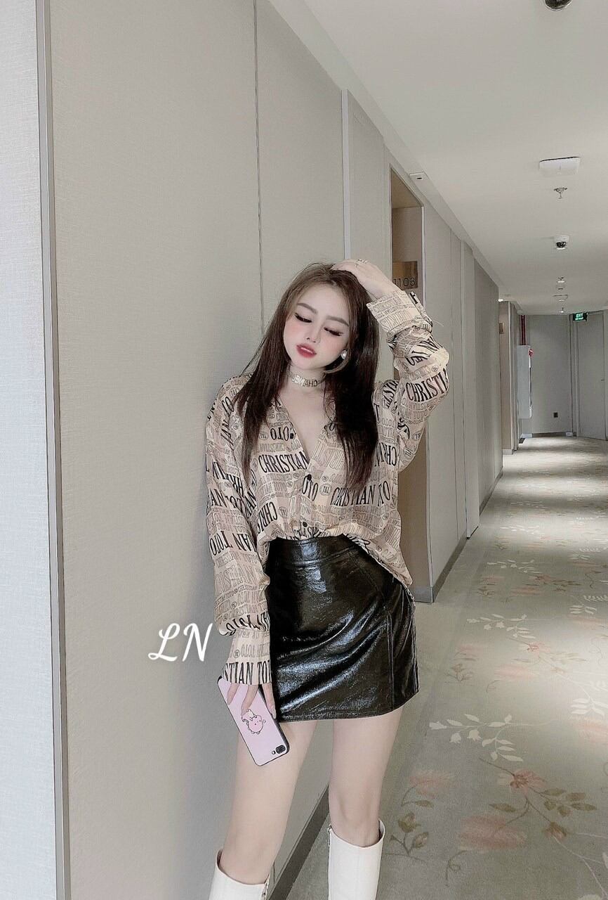 Áo Sơ Mi Nữ Nhiều màu chất vải lụa đẹp co giãn nhẹ