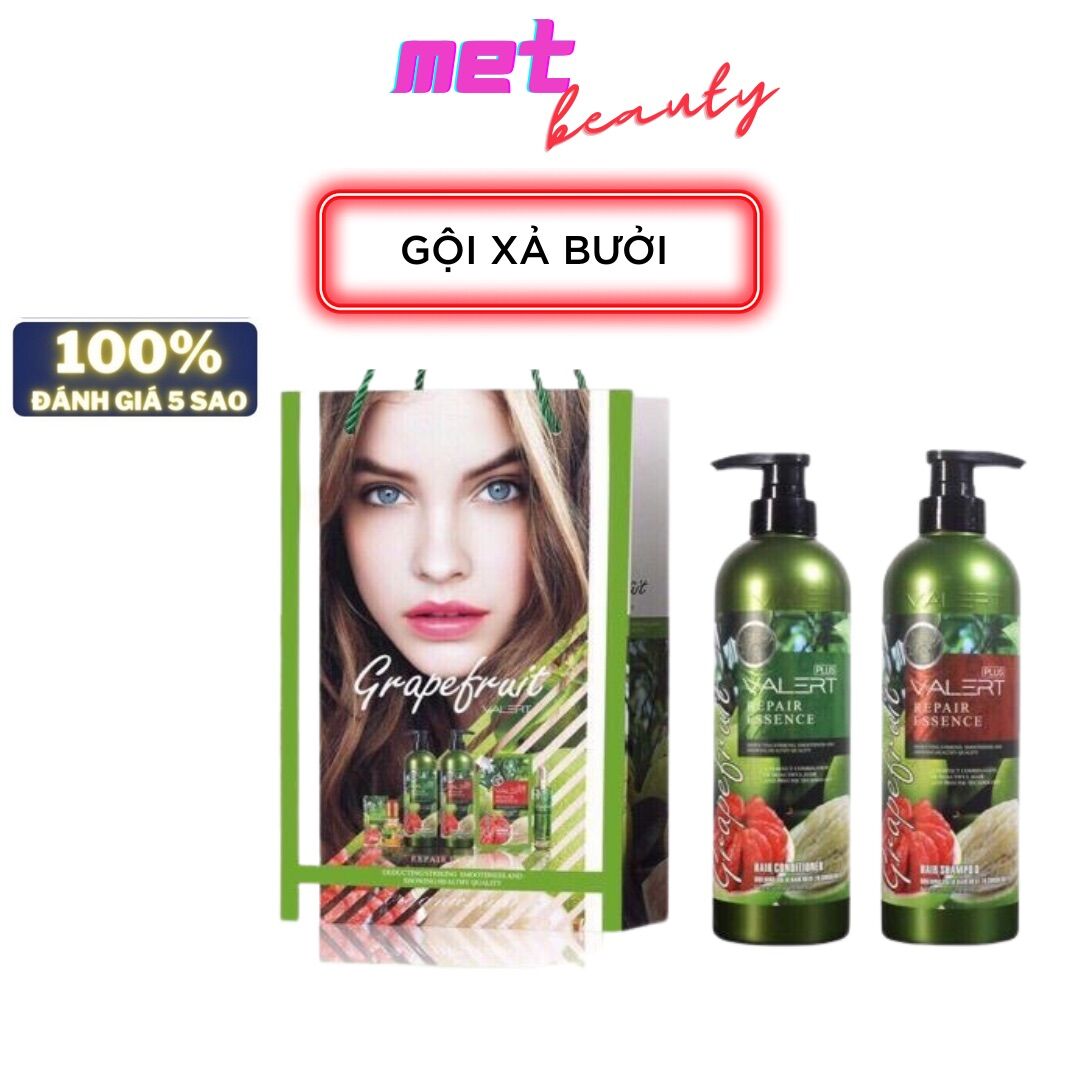 [HCM]?? [GIÁ TỐT] ?? (HOT) Cặp Dầu Gội Xả Bưởi VALERT GRAPEFRUIT PLUS 850ML
