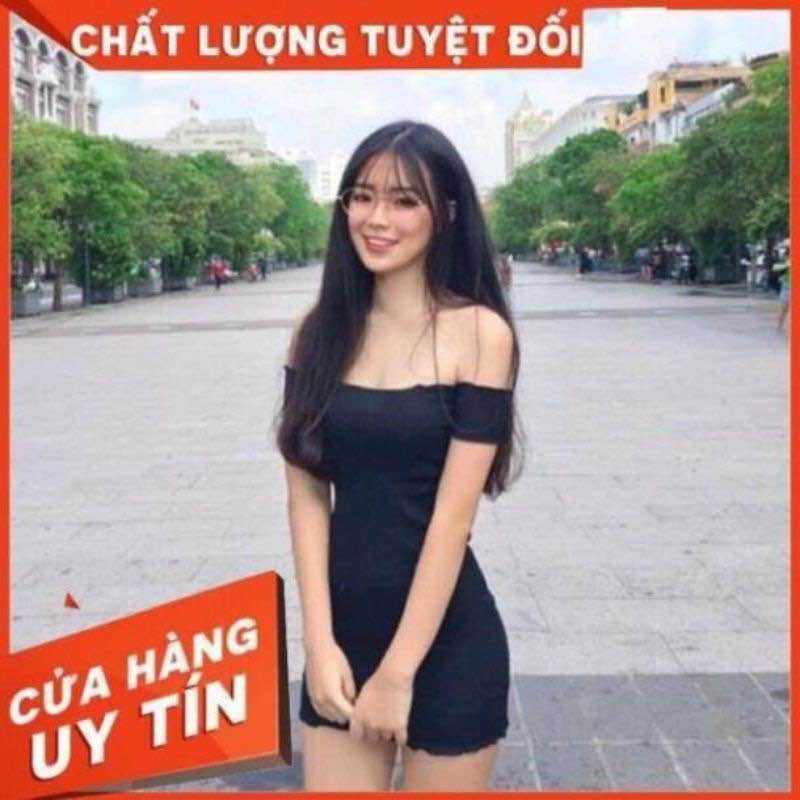Đầm body trễ vai - T13 - đầm ôm body trễ vai siêu hot