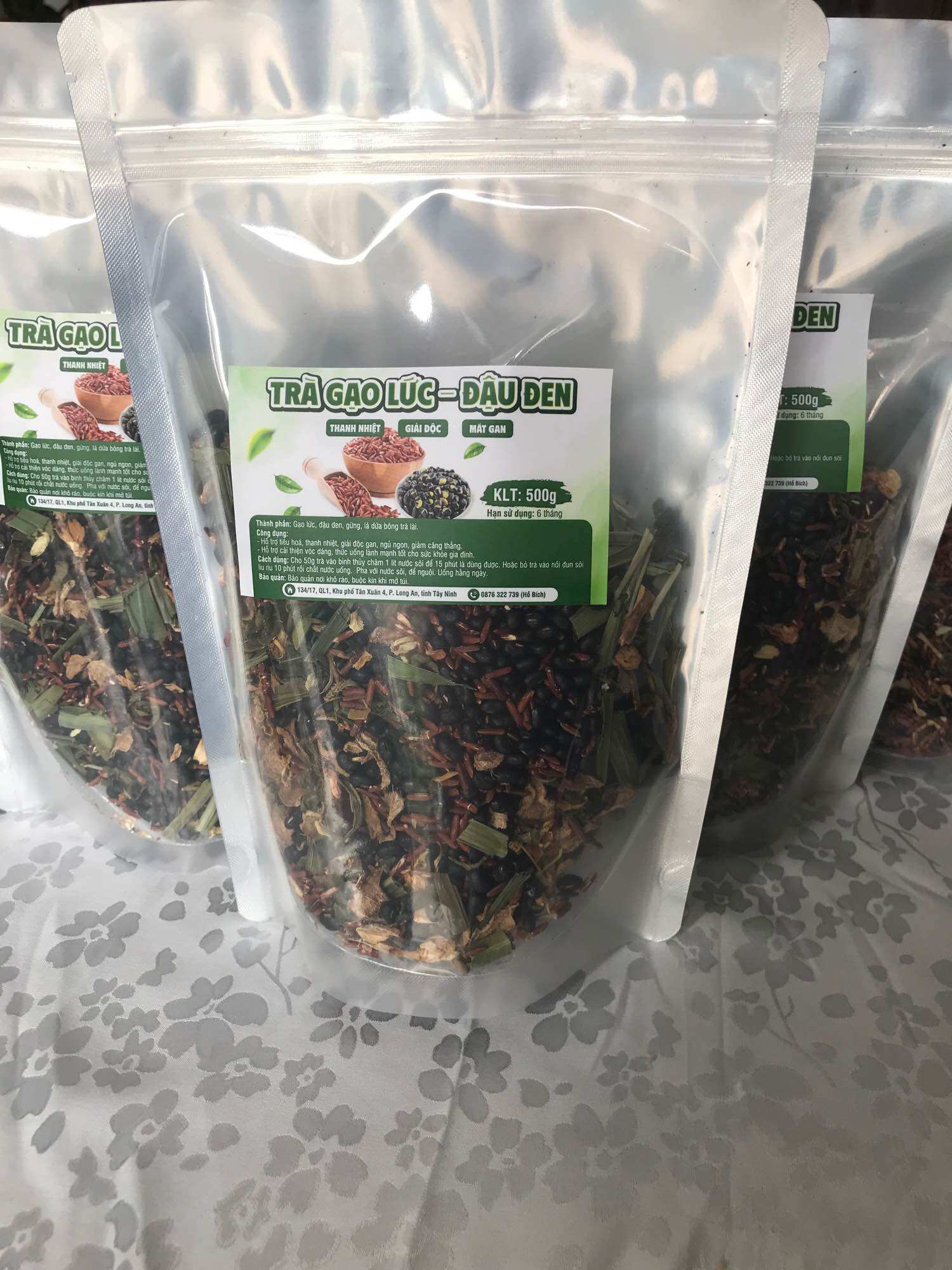 Trà gạo lức - đậu đen