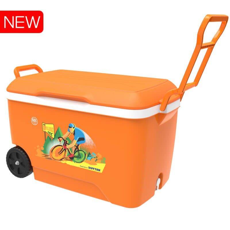 THÙNG ĐÁ DUY TÂN 60L CÓ BÁNH XE