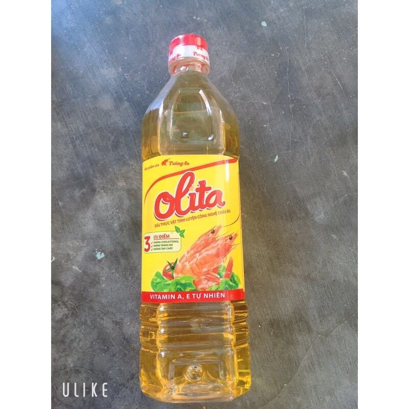Dầu thực vật tường an olita chai 1L