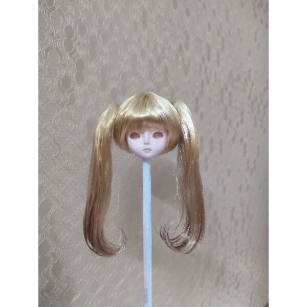 Tóc giả tơ lụa cao cấp handmade dành cho búp bê 1/6 bjd.