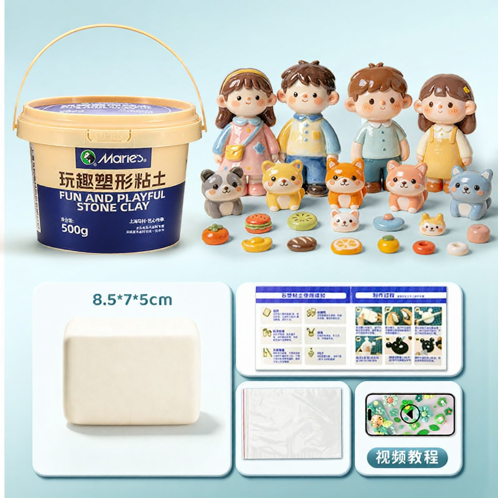 Marie’s | Bộ Đồ Chơi Tự Làm Từ Đất Sét Không Cần Nướng