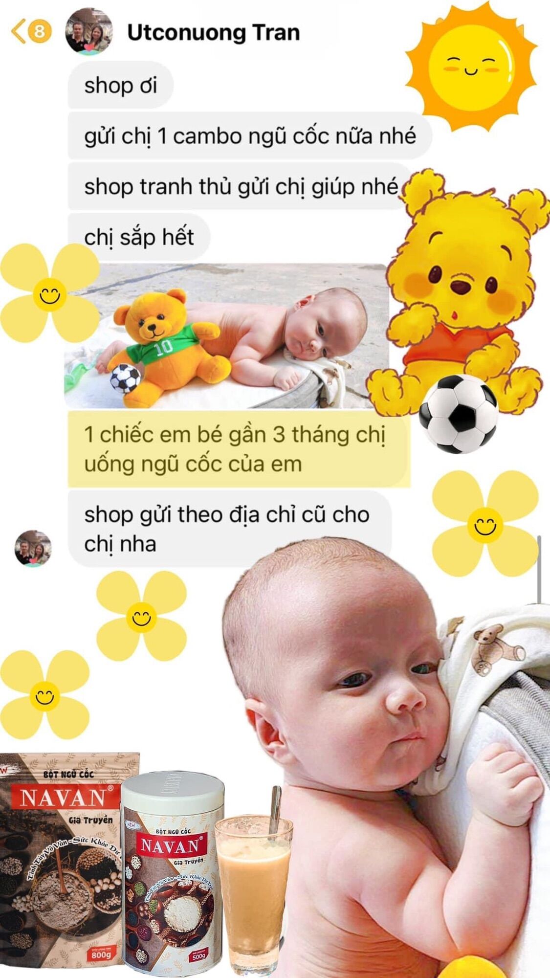 Ngũ cốc Navan lon 500gram