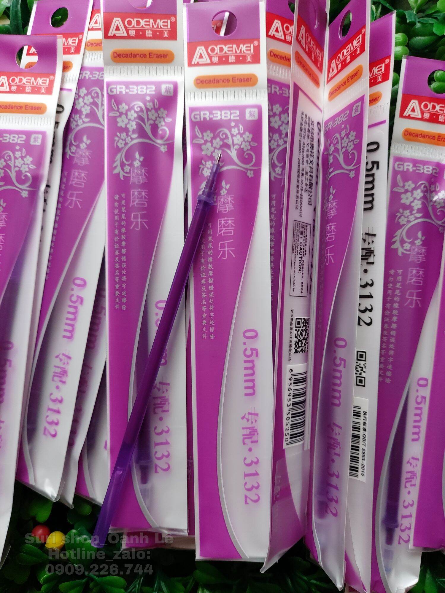 Hộp 12 cây bút gel mực xoá được 3176 ngòi 0.38mm cho học sinh tiểu học và mọi lứa tuổi