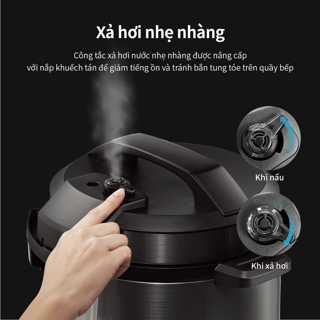 Nồi áp suất điện tử Lock&Lock 6L