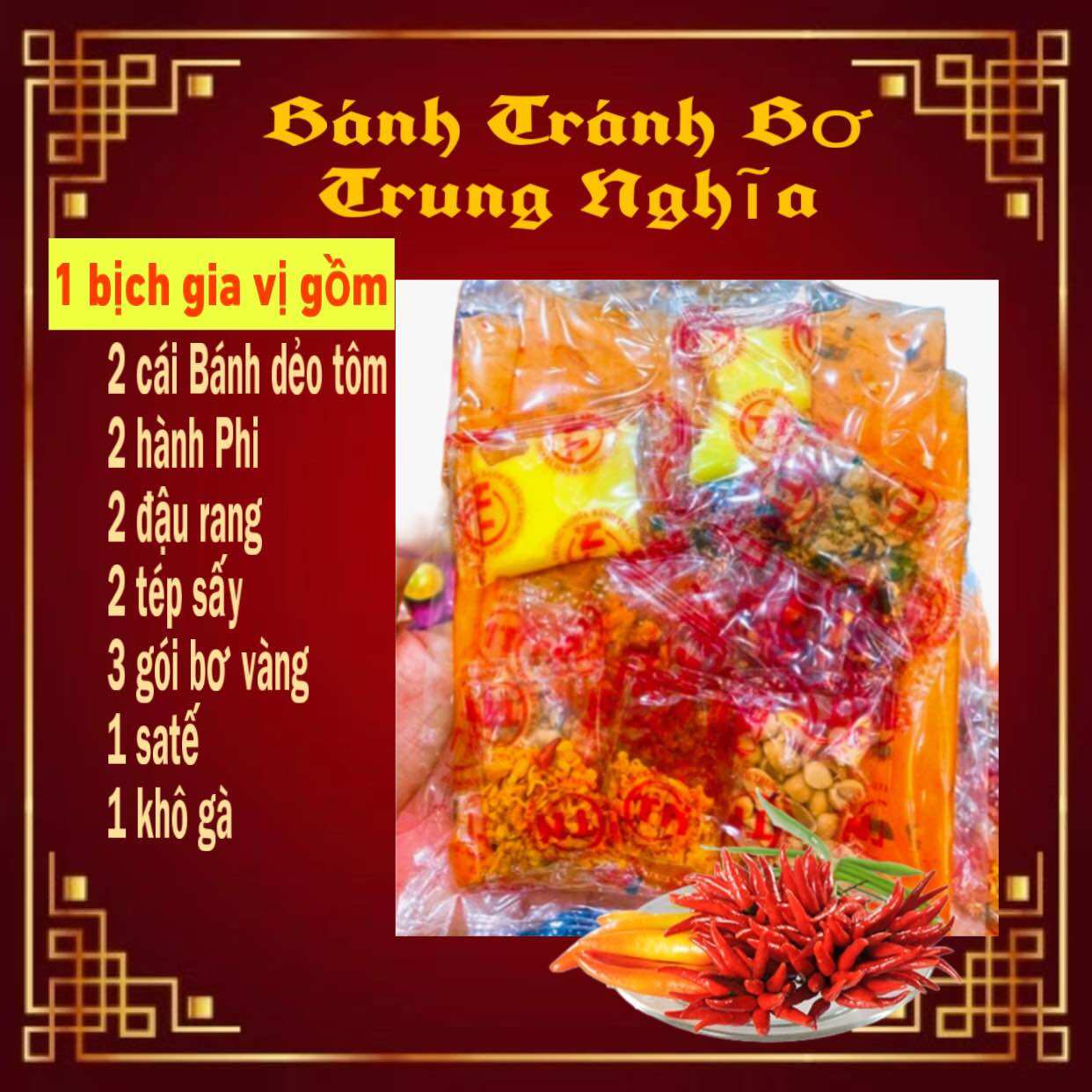 Bánh tráng Bơ Tây Ninh