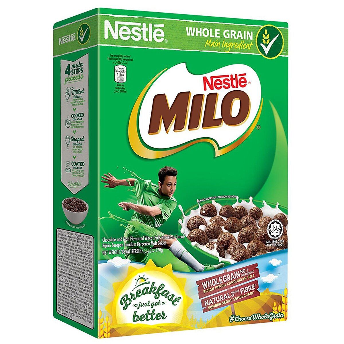 [HCM]Ngũ cốc ăn sáng Milo vị cacao và lúa mạch 330g