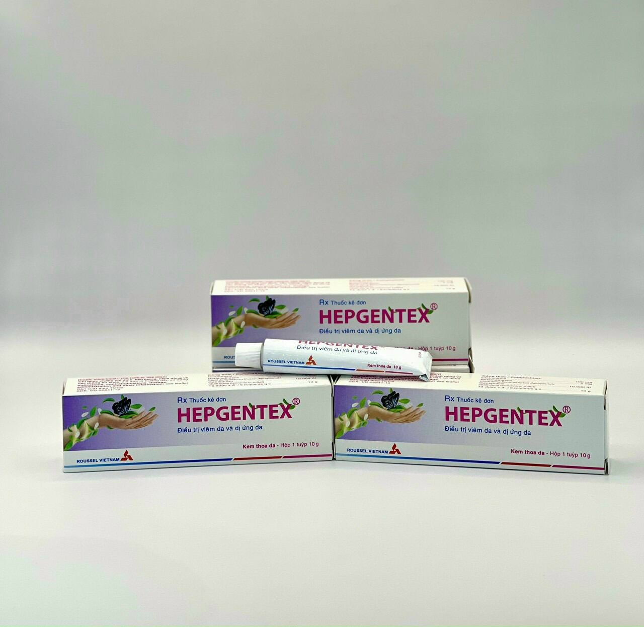 Bôi ngoài da hepgentex roussel - nguyên liệu nhập khẩu pháp - ảnh sản phẩm 1