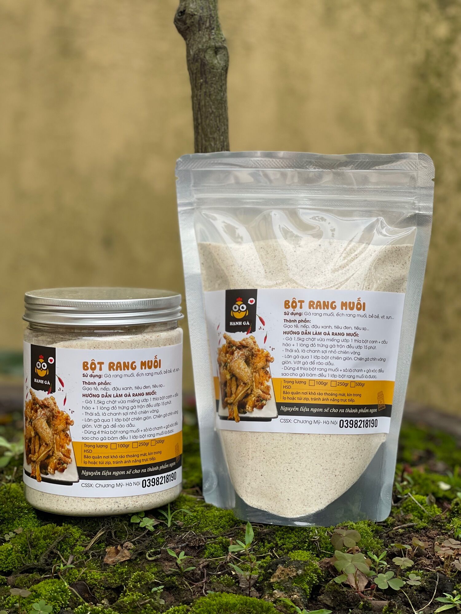500gr Bột Rang Muối chuẩn vị nhà làm