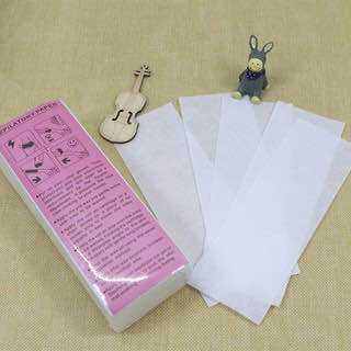 Giấy Wax lông chuyên dụng wax nóng lạnh, Giấy wax lông horshion cao cấp 100 tờ
