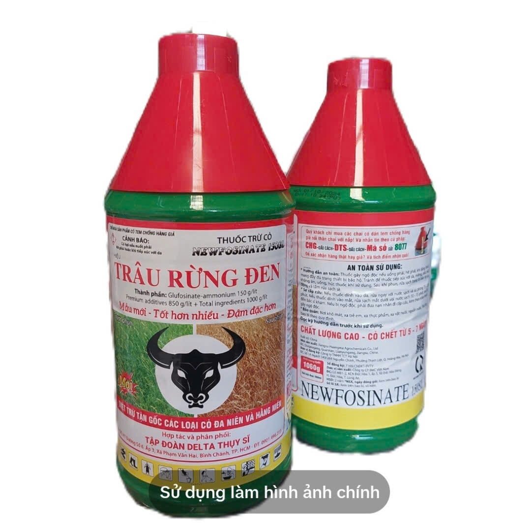 Thuốc trừ cỏ TRÂU RỪNG ĐEN COMBO 5 CHAI 900ML