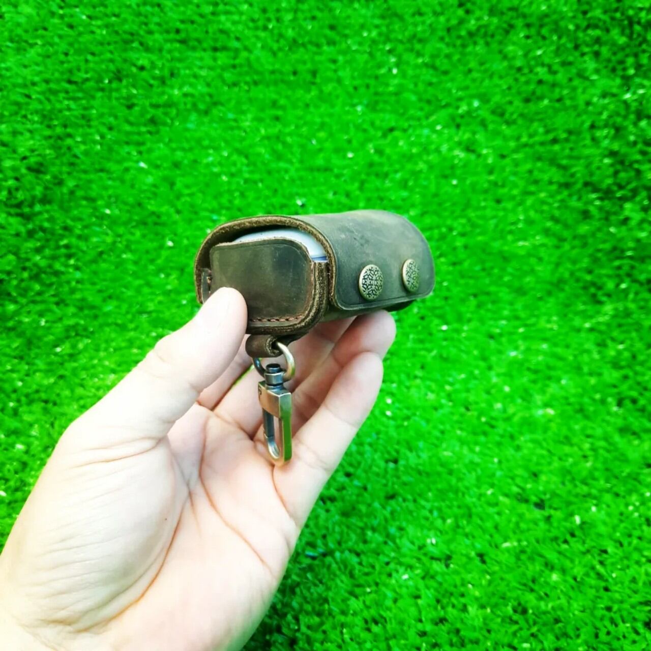 Bao da Samsung Galaxy Buds Pro / Buds live / Buds 2 (chung mẫu) da thật handmade