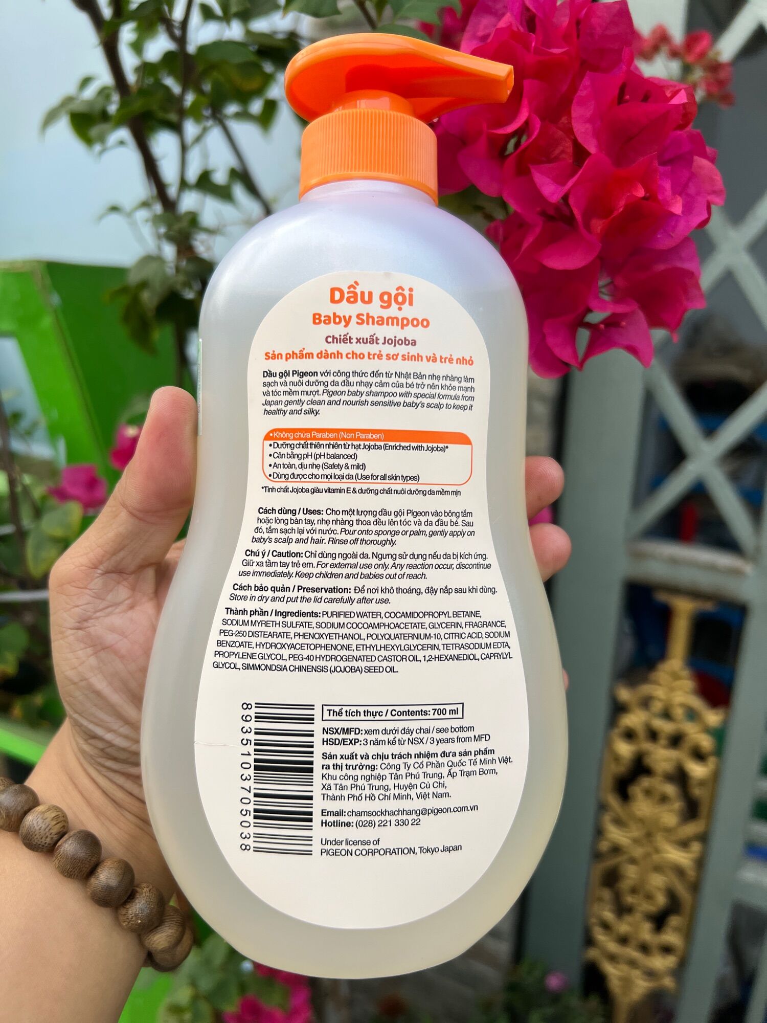 Dầu gội em bé Pigeon 700ml CHÍNH