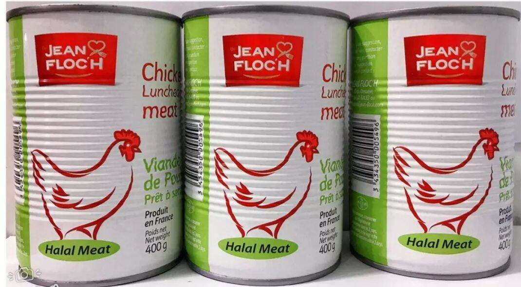 Pate thịt gà chicken luncheon meat 400g -jean floc’h /pháp