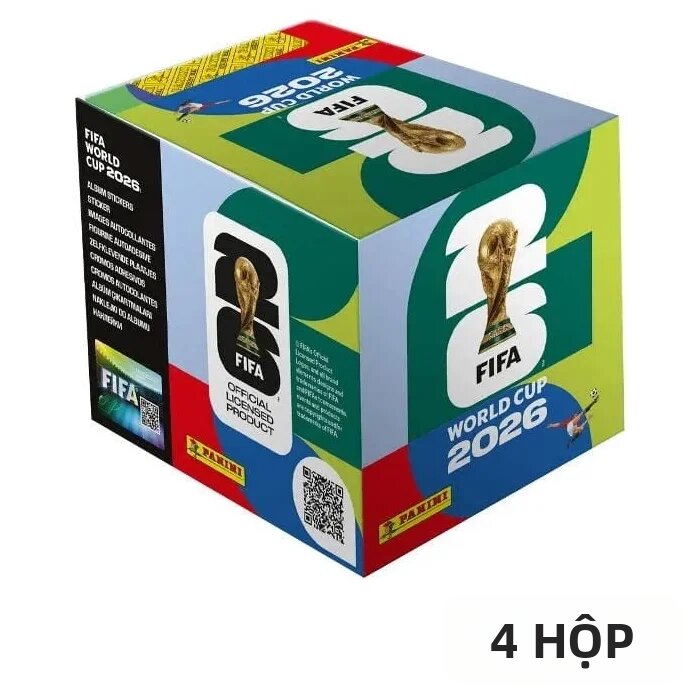 Bandai | Bộ Sưu Tập Sticker Bóng Đá Panini Original 2026 Phiên Bản Quốc Tế Quà Lưu Niệm Hiếm Dành Cho Người Hâm Mộ Nhóm Tuổi 18+