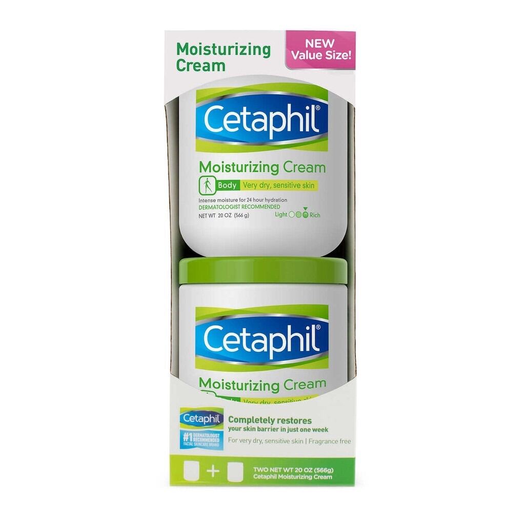 [Hcm]{Set Kem Dưỡng Ẩm Làm Mềm Da Toàn Thân Cetaphil Body Moisturizing Cream