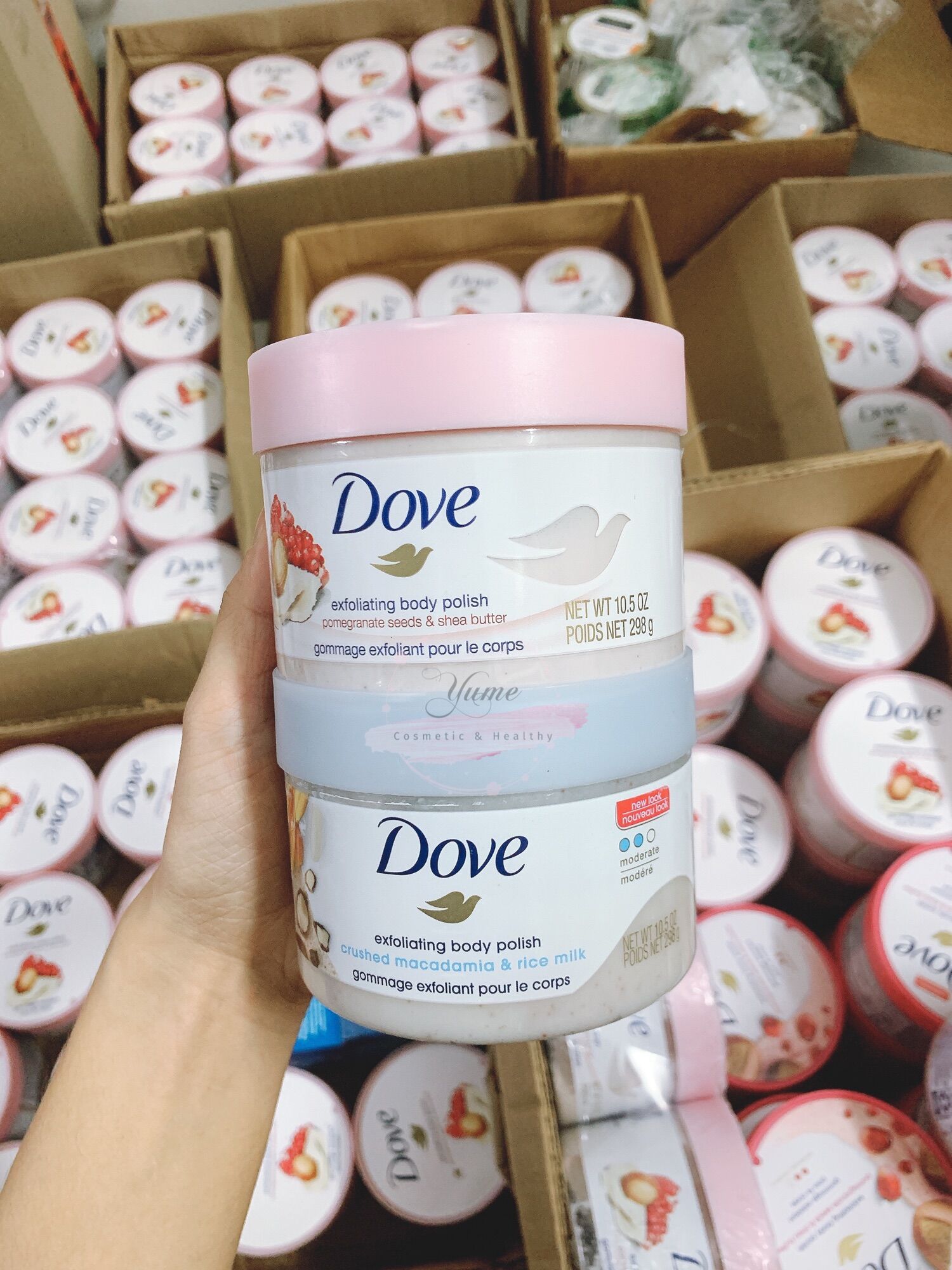 Kem tẩy tế bào chết Dove