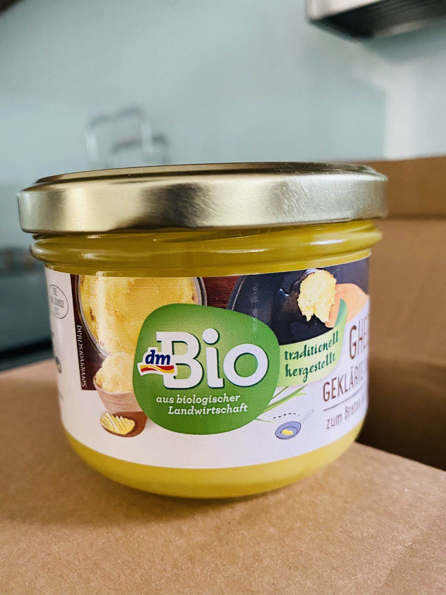 Bơ ghee hữu cơ Ener Bio, DM Bio Đức 180g