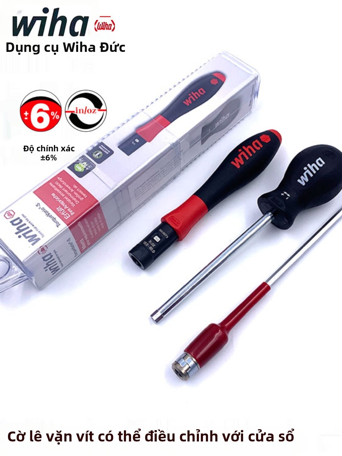 WEIHAN | Adjustable Torque Screwdriver With Window 10Nm Giá 8,242,000 Đồng*Miễn phí vận chuyển