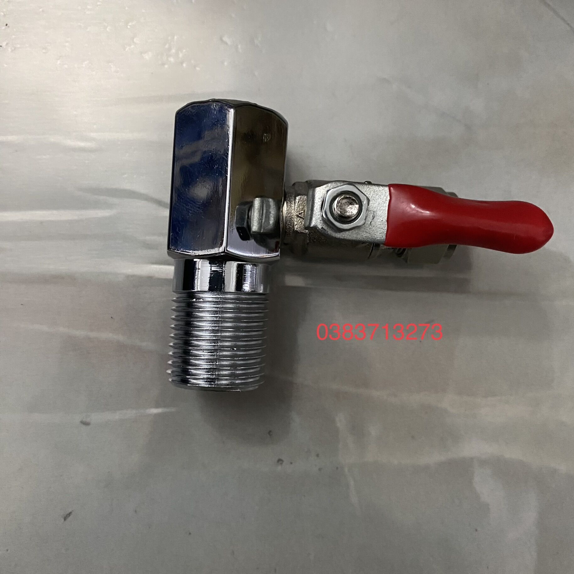 Van khóa cấp nước máy lọc nước ren 21/10