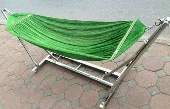 [HCM]Bộ võng inox chân vuông (lưới + khung)