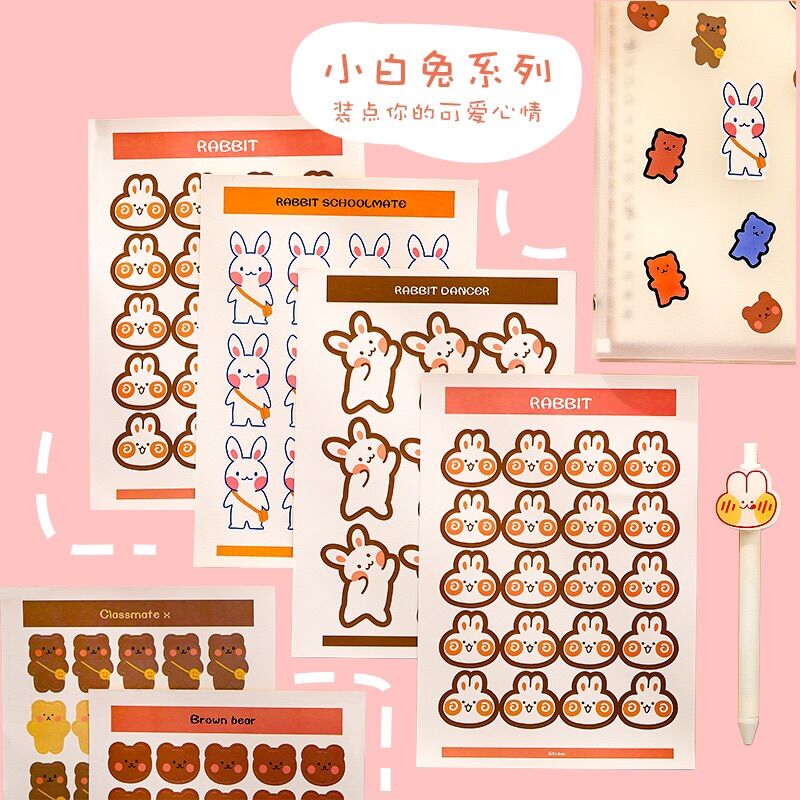 Sticker nhãn dán đánh dấu trang trí sổ tay