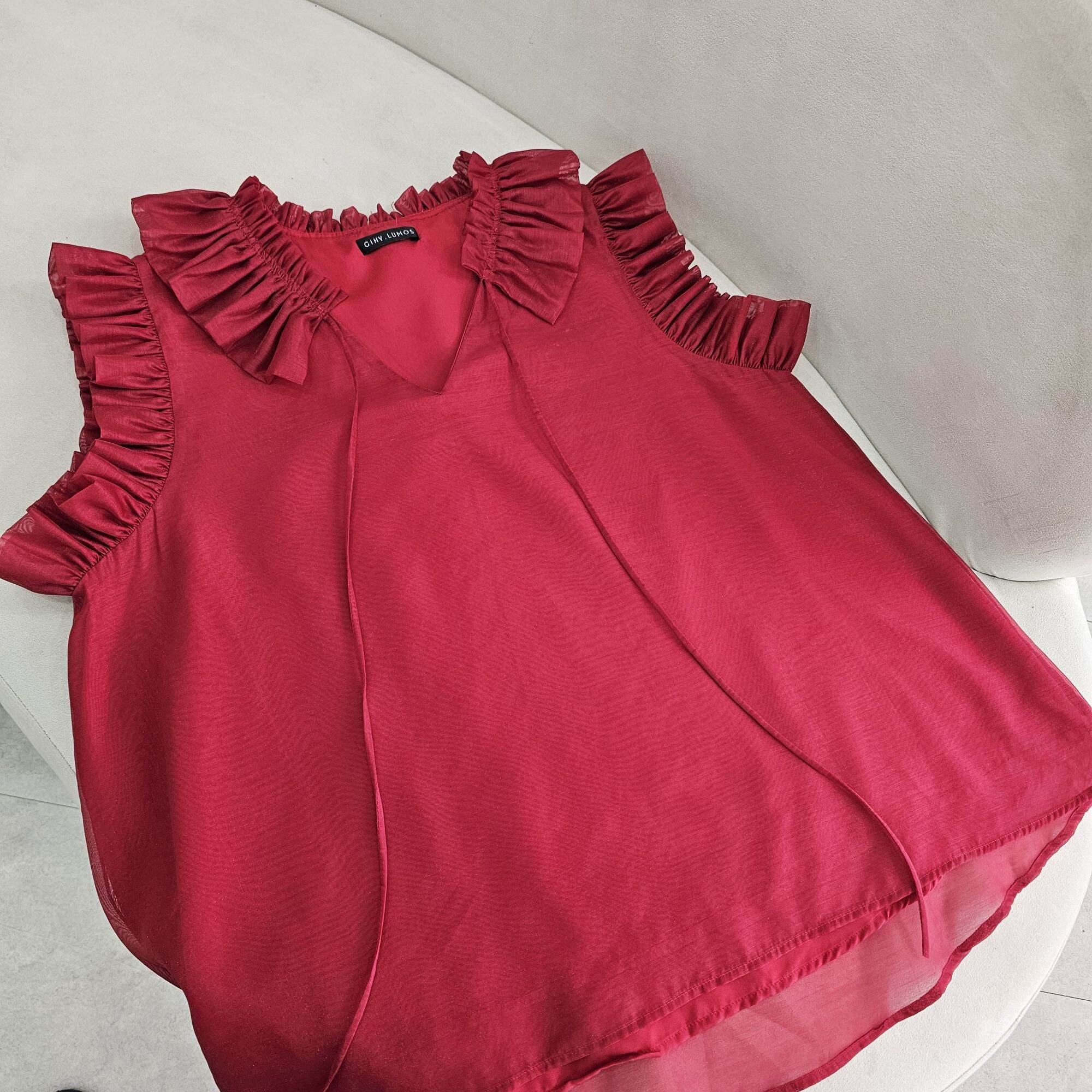 Áo cổ bèo  Vera Top - Gihy.lumos